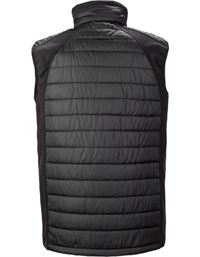 GILET SMANICATO RICICLATO CON PARTI IN SOFTSHELL